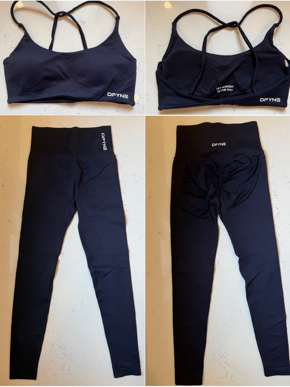 DFYNE Twist Back Sports Bra - Picture 4 of 4